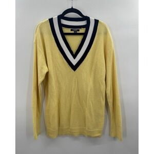 VTG Retro Classic Womens XL Collegiate Sweater Tennis Hampton Heritage Preppy
